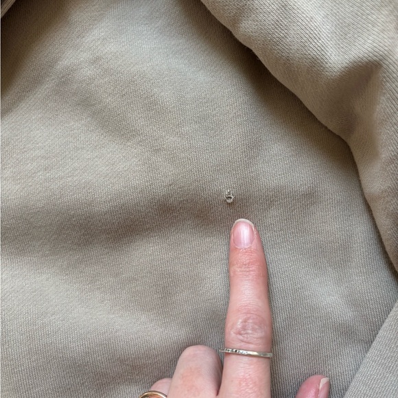 Fear of God Essentials Cream Zip-Up Hoodie - Picture 4 of 11